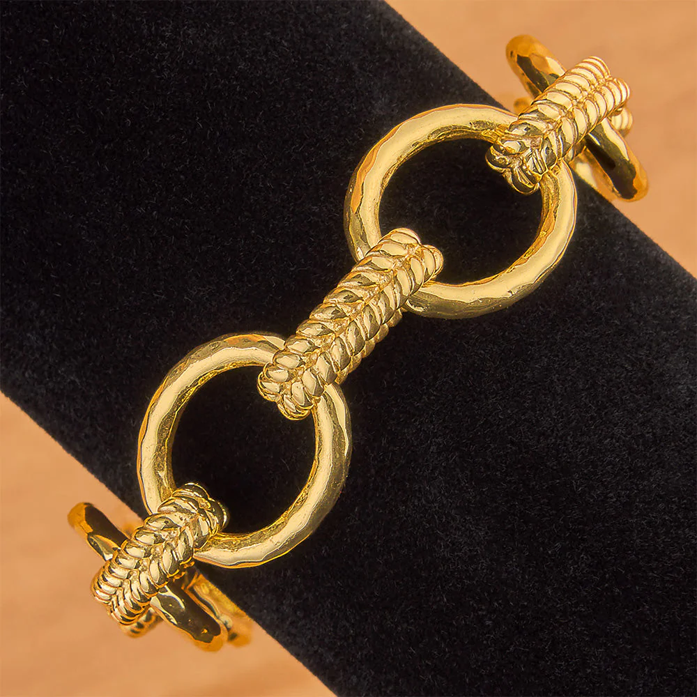 Capucine De Wulf Cleopatra Gold Link Chain Bracelets - Image 7