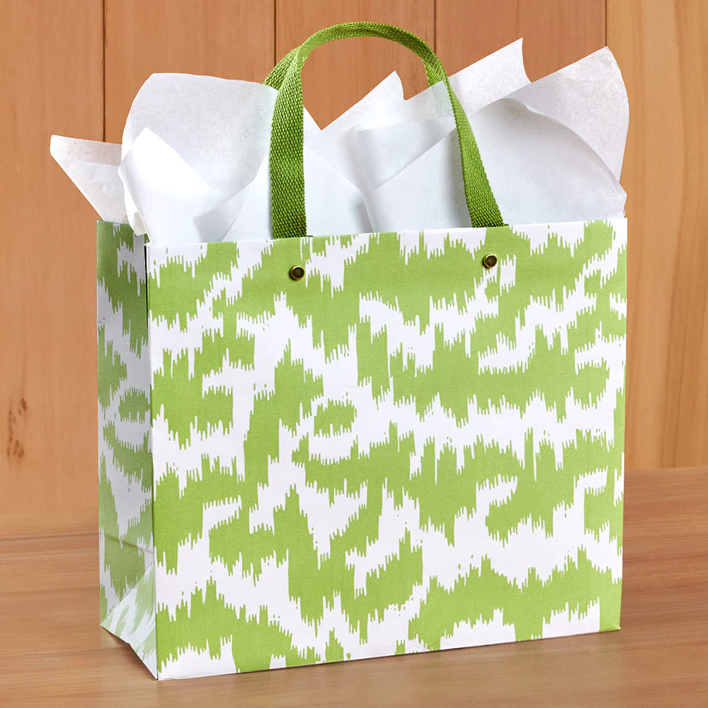 Caspari Gift Bag, Modern Moiré - Image 3