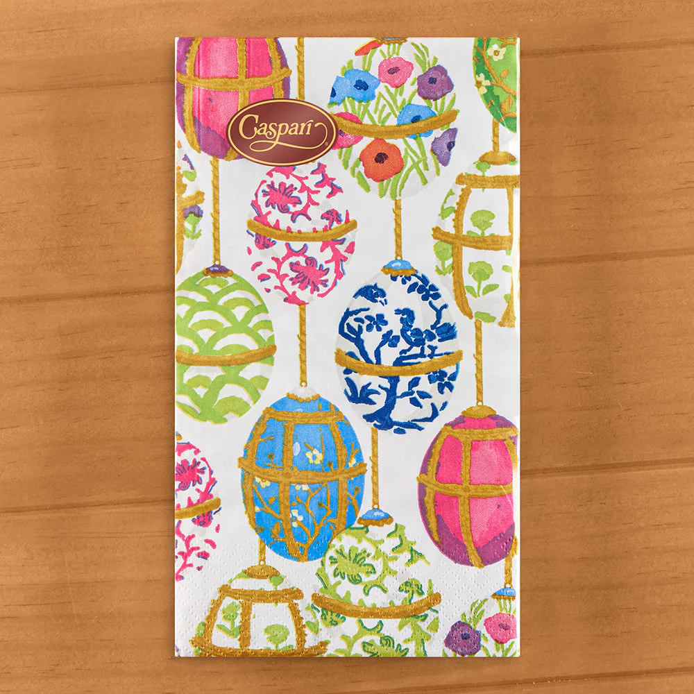 Caspari Paper Napkins, Les Oeufs Easter Eggs - Image 4