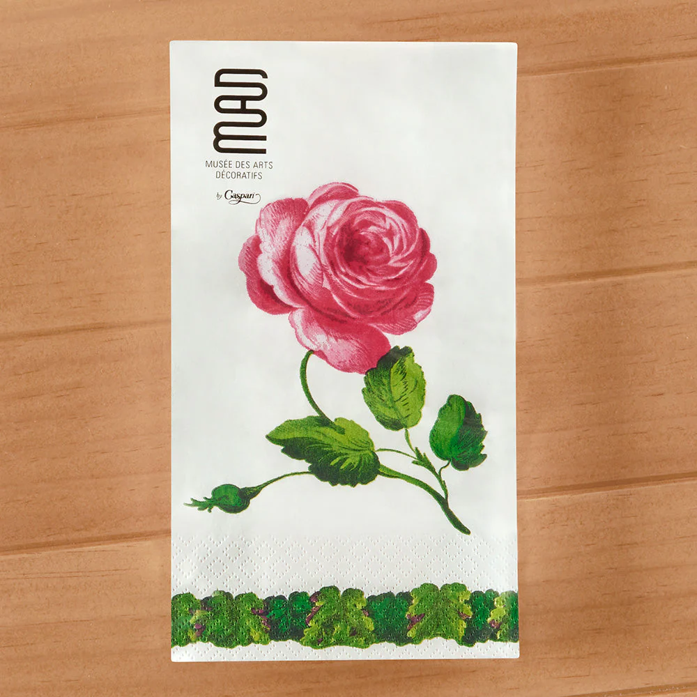 Caspari Paper Napkins, Rose Chic - Image 3