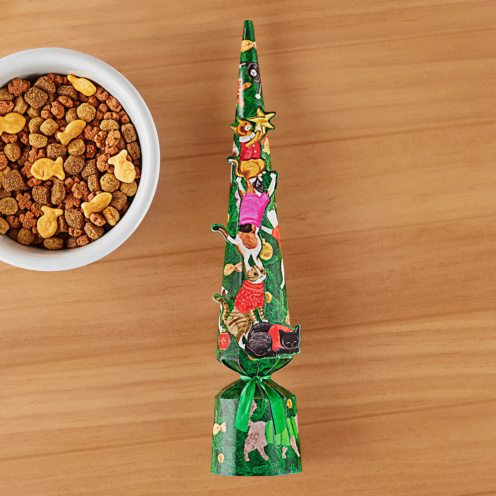 Caspari Party Crackers for Pets – Christmas Tree - Image 2