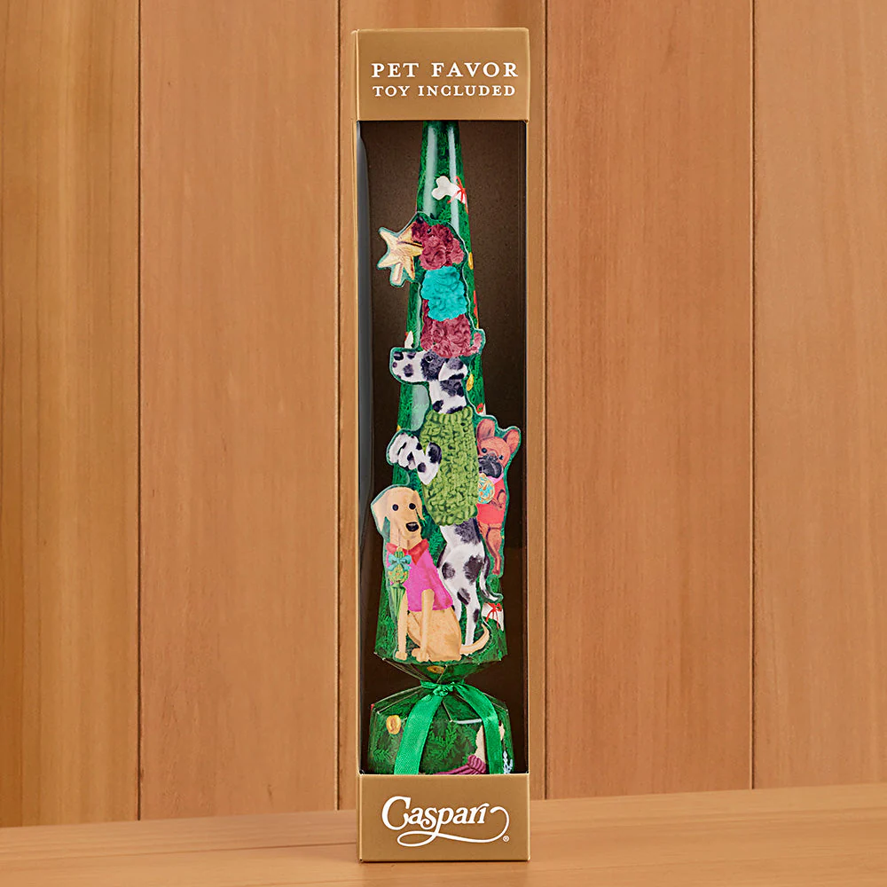 Caspari Party Crackers for Pets – Christmas Tree - Image 3