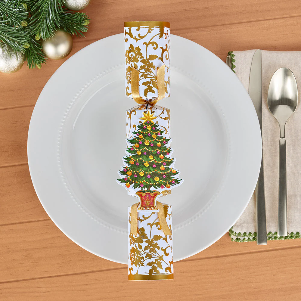 Caspari Party Crackers, Gilded Tree