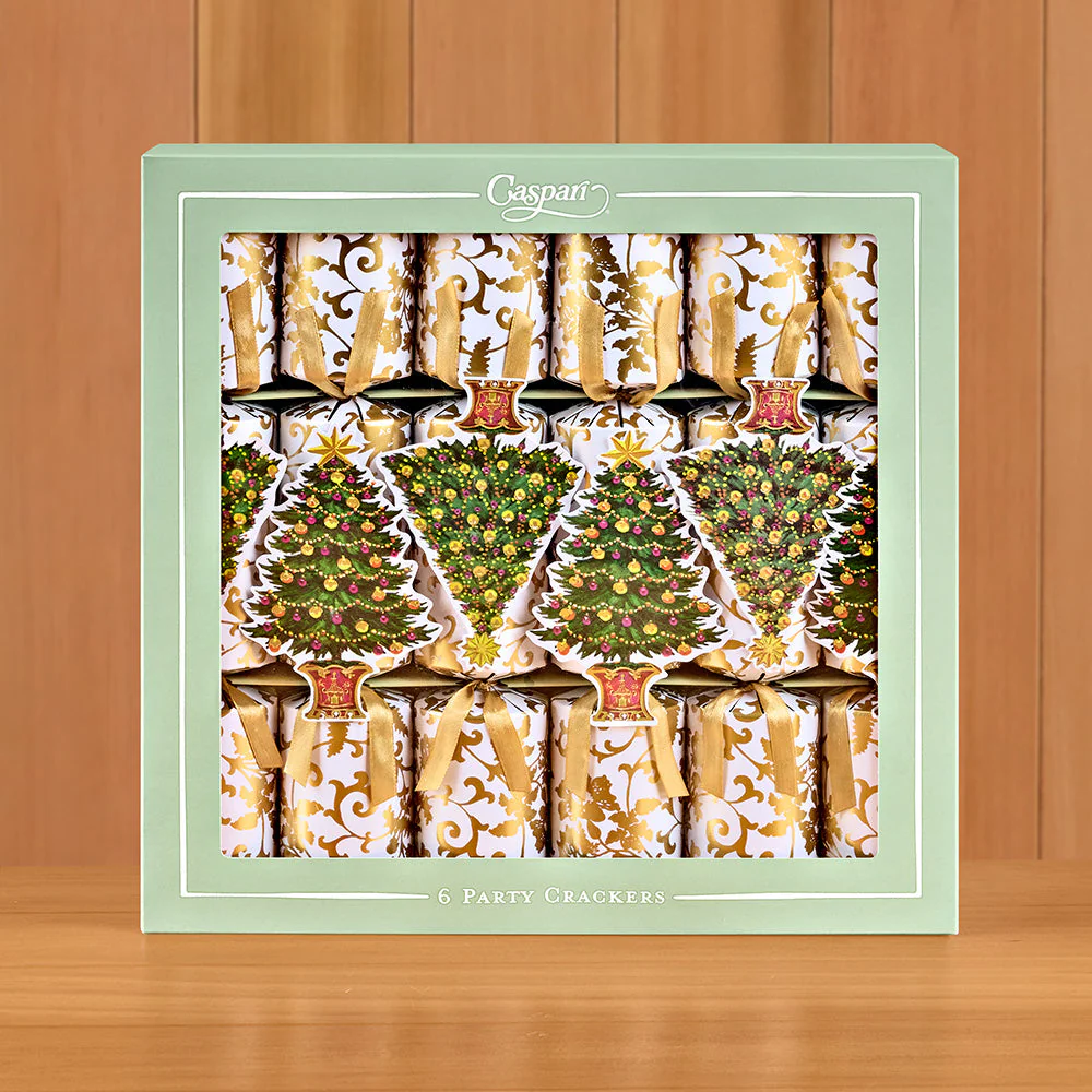 Caspari Party Crackers, Gilded Tree - Image 2