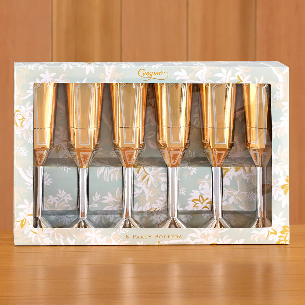 Caspari Party Poppers, Sparkling Flutes - Image 2