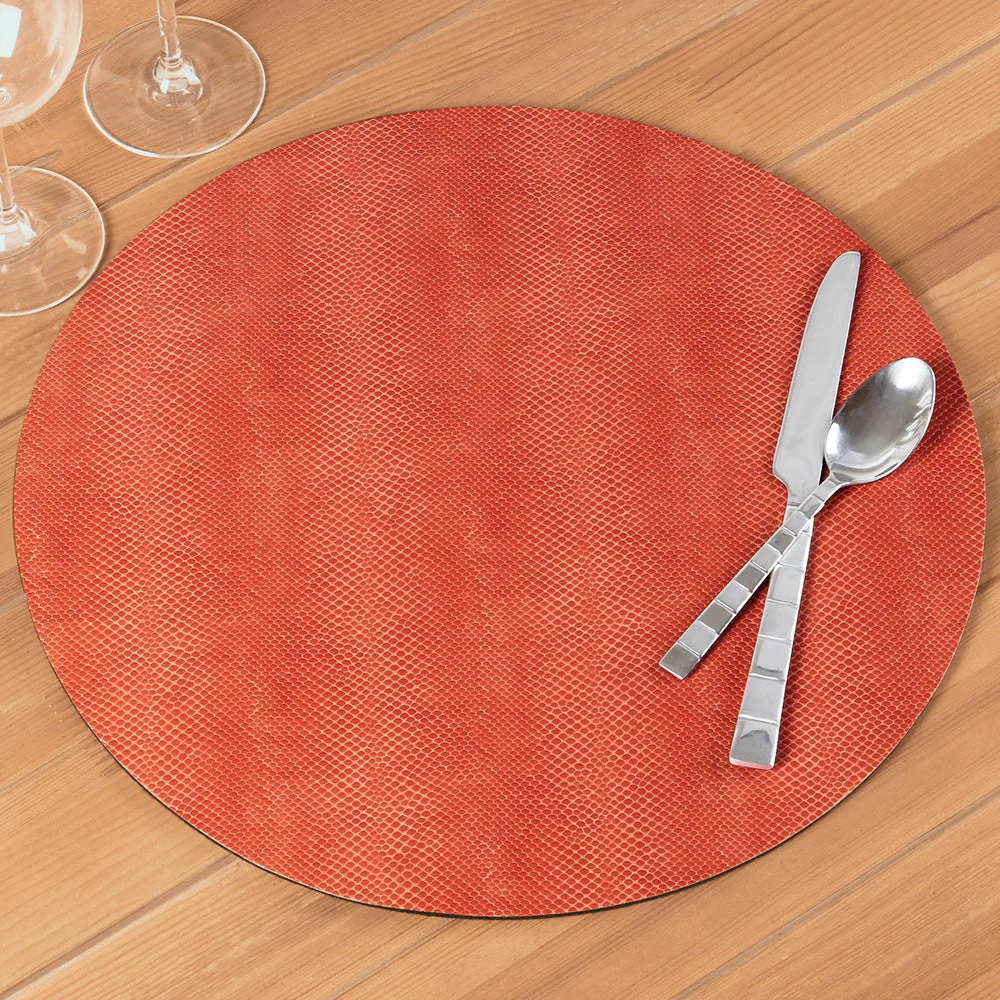 Caspari Snakeskin Felt Back Placemats - Image 2