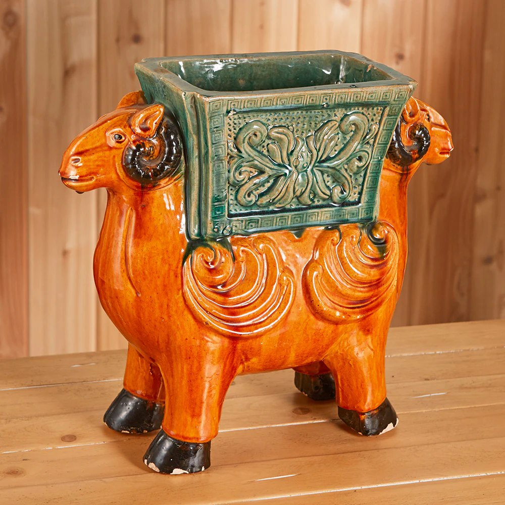 Ceramic Ram Planter