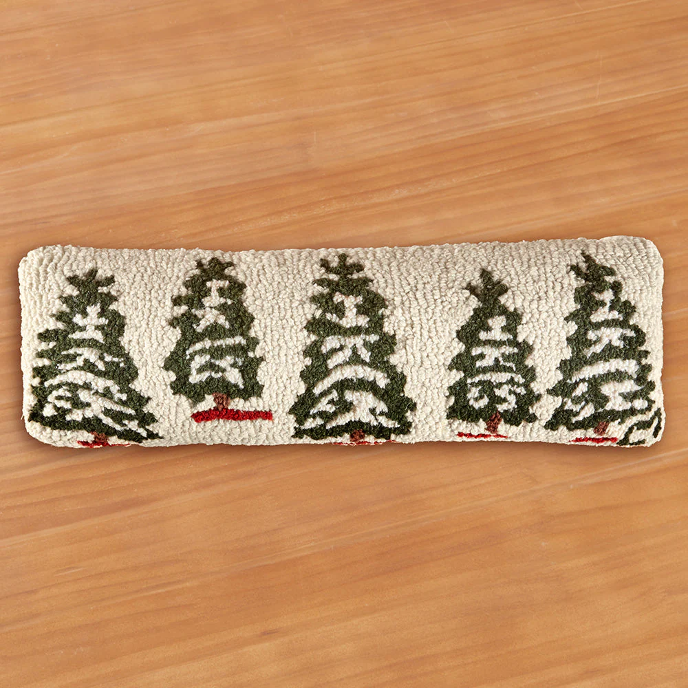 Chandler 4 Corners 24" x 8" Hooked Pillow, Silent Woods - Image 2