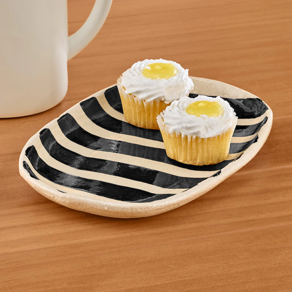 Charlotte Manser Ceramic Serveware, Stripes Platter - Image 2
