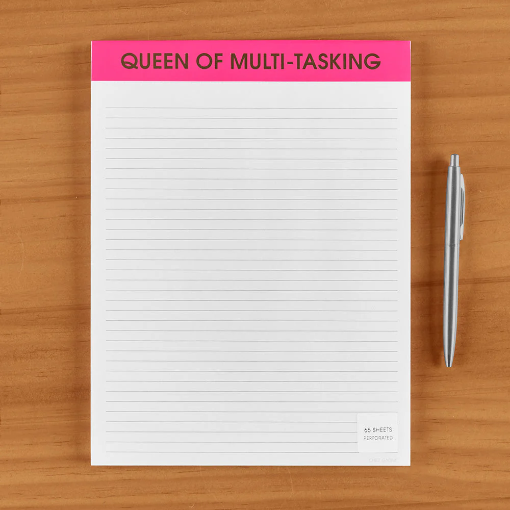 Chez Gagné Notepad, "Queen of Multi-tasking"