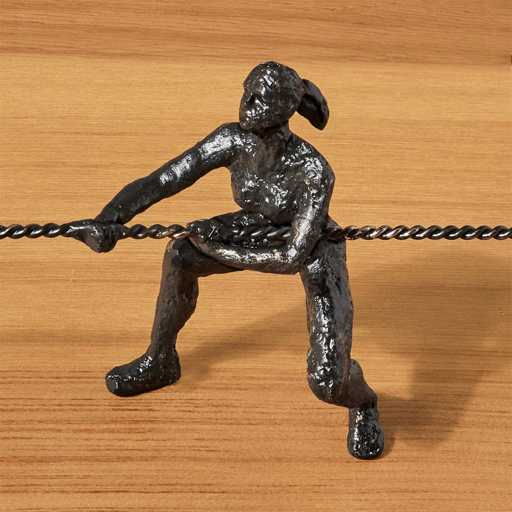 Climbing Man and Woman Wall Art - Image 3