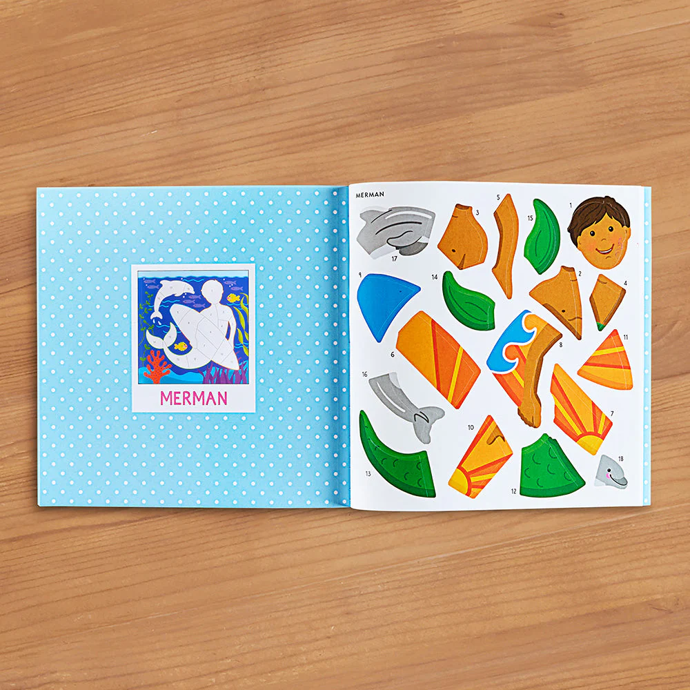 Color-By-Sticker Book, Mermaids & More - Image 3