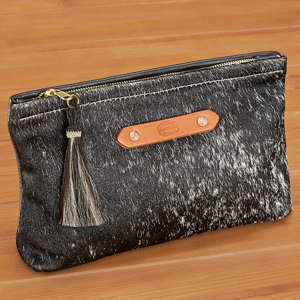 Copperdot Leather Zippy Clutch - Image 3