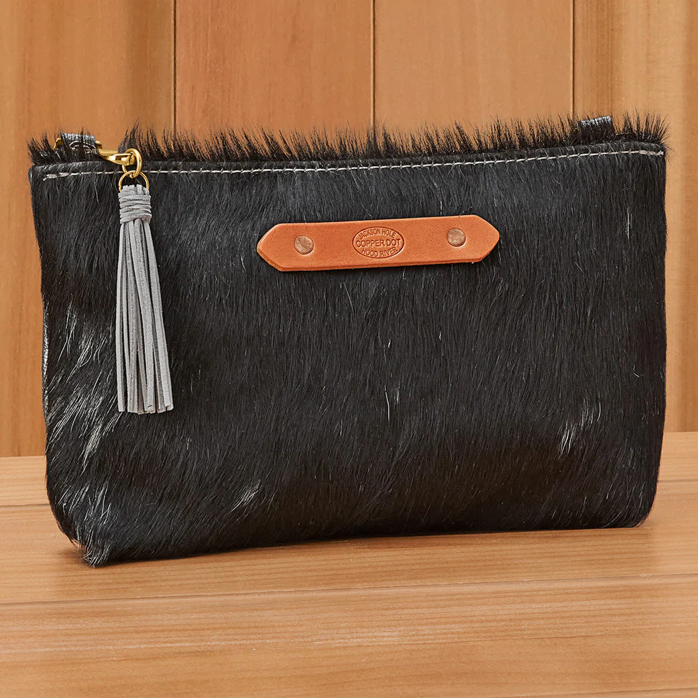 Copperdot Leather Zippy Clutch - Image 4