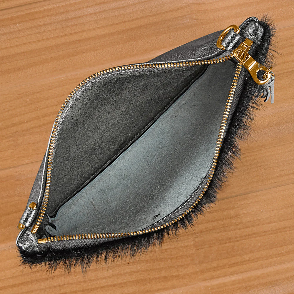Copperdot Leather Zippy Clutch - Image 6