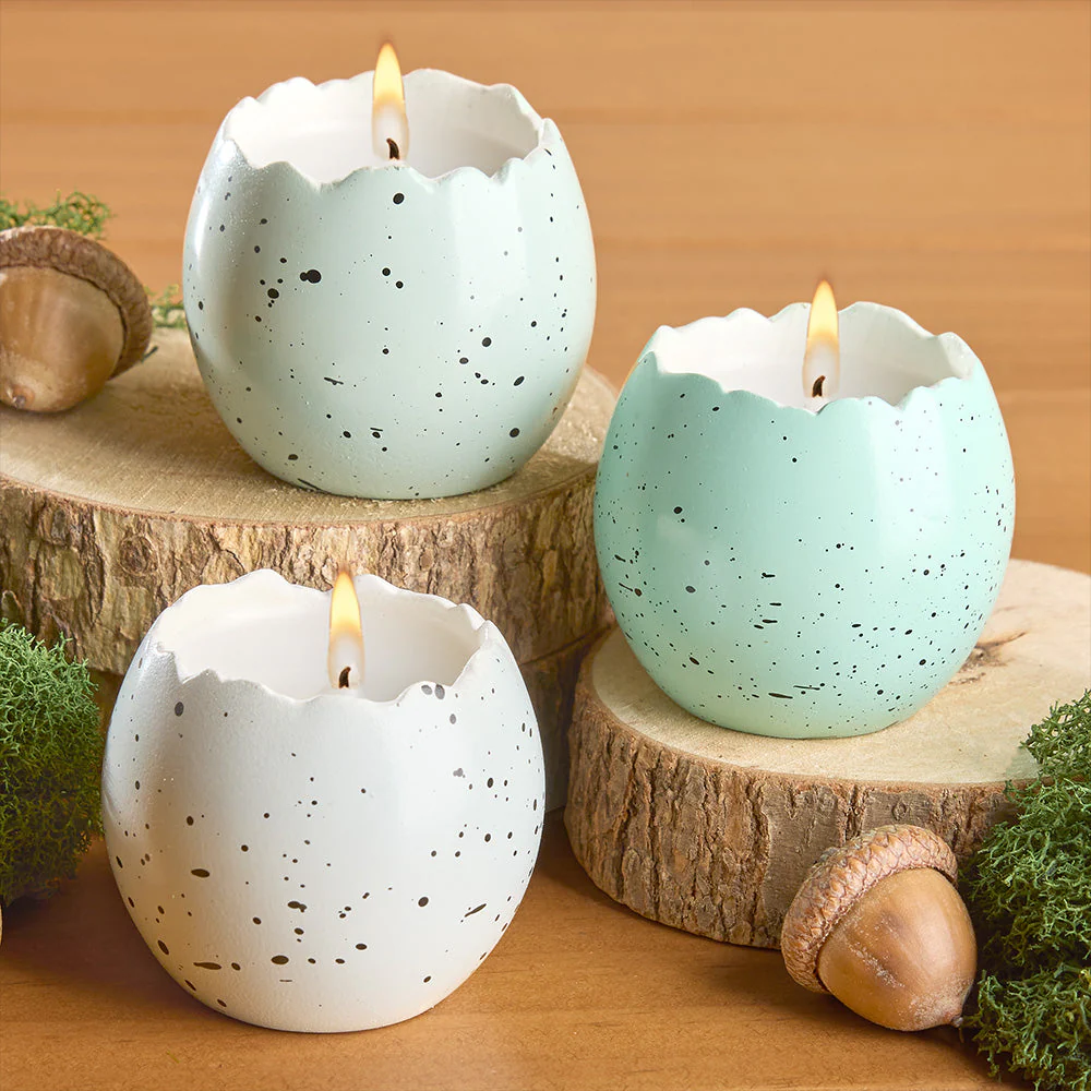 Cracked Robin Egg Tealights