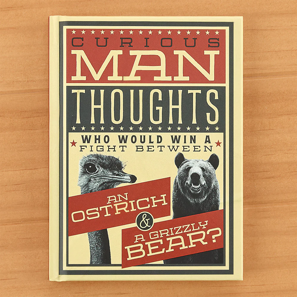 "Curious Man Thoughts" Novelty Gift Book
