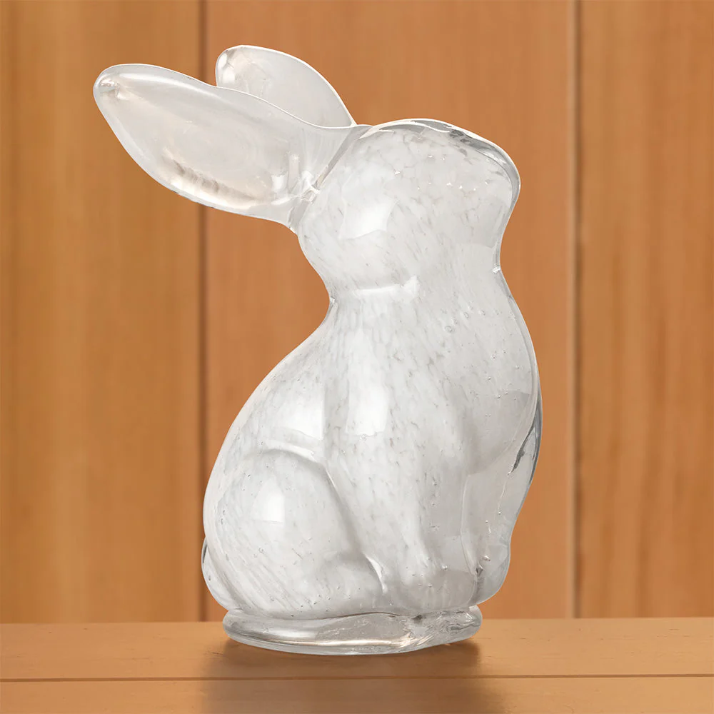 Daisy Mae Glass Bunny Figurine - Image 2