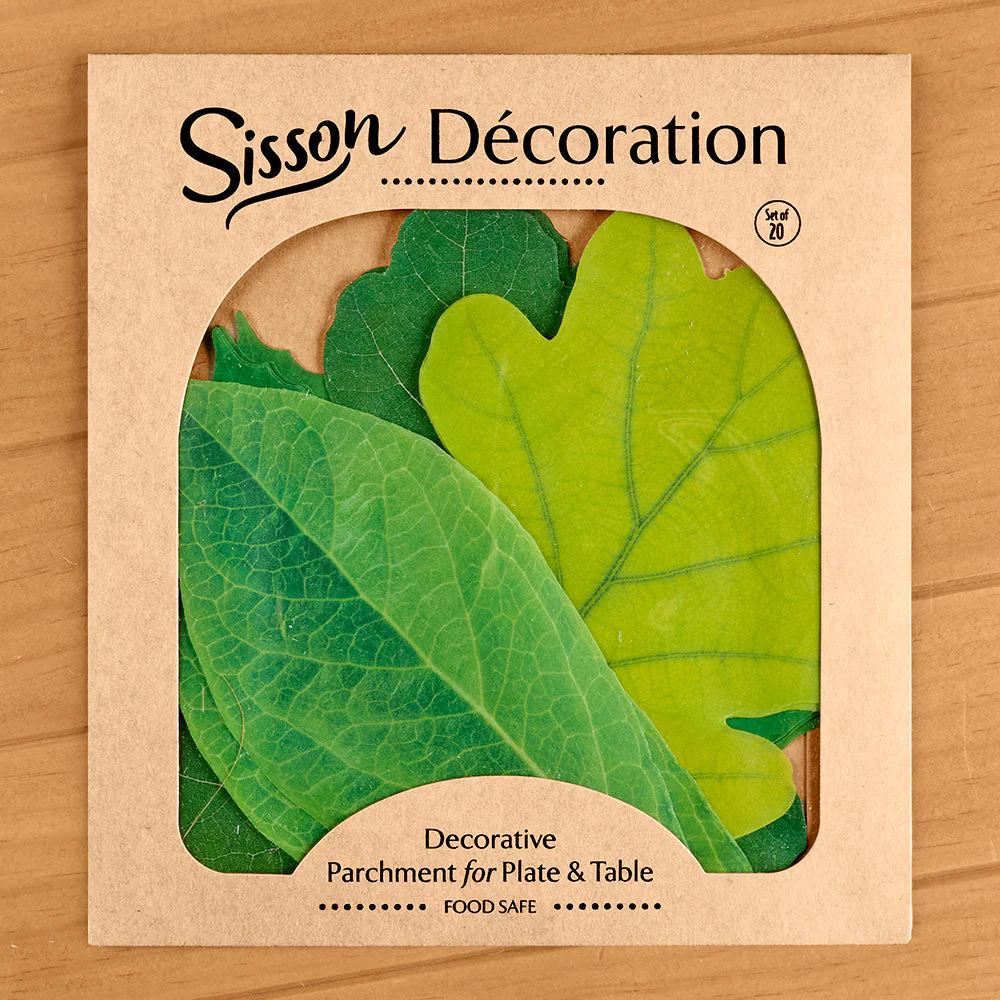 Decorative Parchment Paper Liners for Plate & Table, Leaves - Image 7