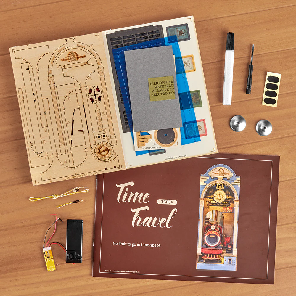 DIY Miniature Book Nook Model, Time Travel Train - Image 2