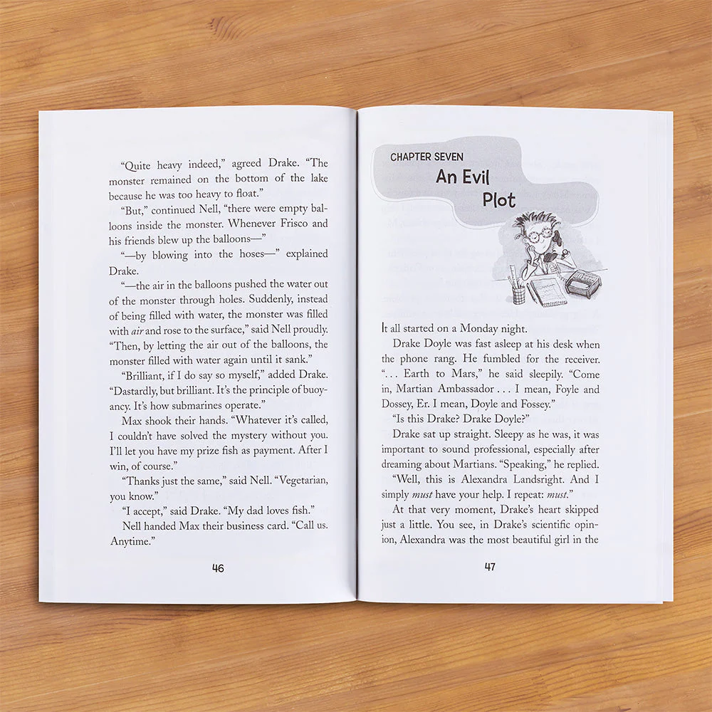 "Doyle and Fossey, Science Detectives Vol. 2: The Case of the Mossy Lake Monster" Children's Book by Michele Torrey - Image 2