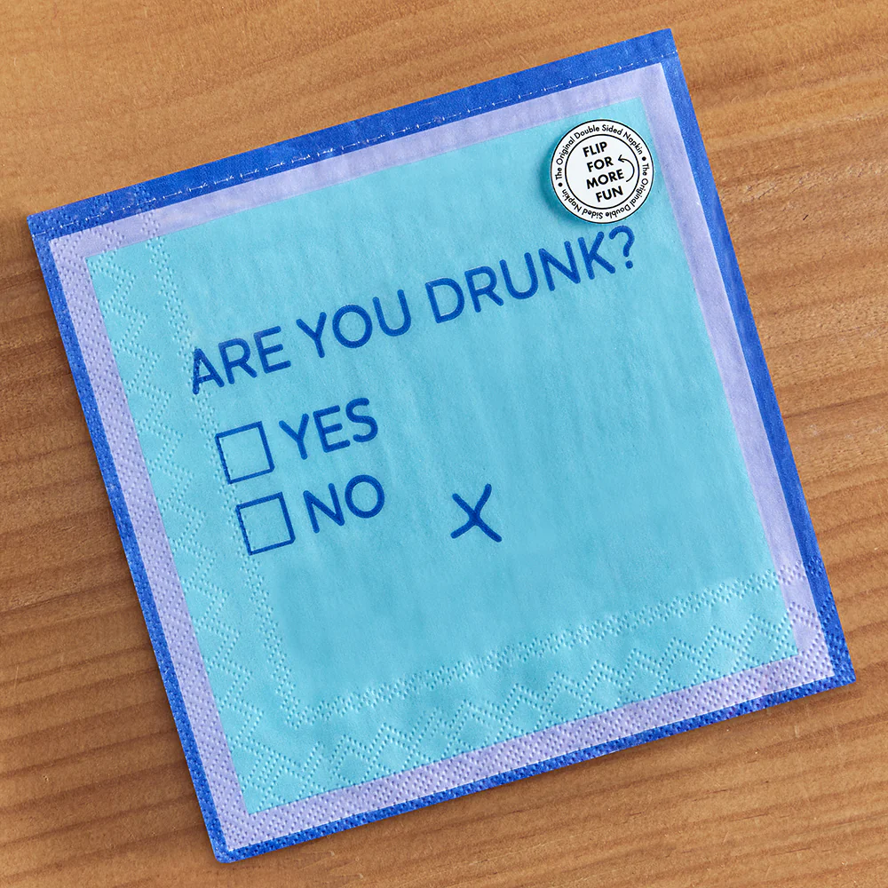 Drinks on Me Cocktail Napkins, Are You Drunk - Image 3