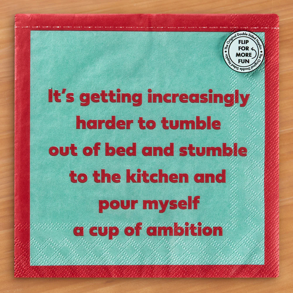 Drinks on Me Cocktail Napkins, Cup of Ambition - Image 3