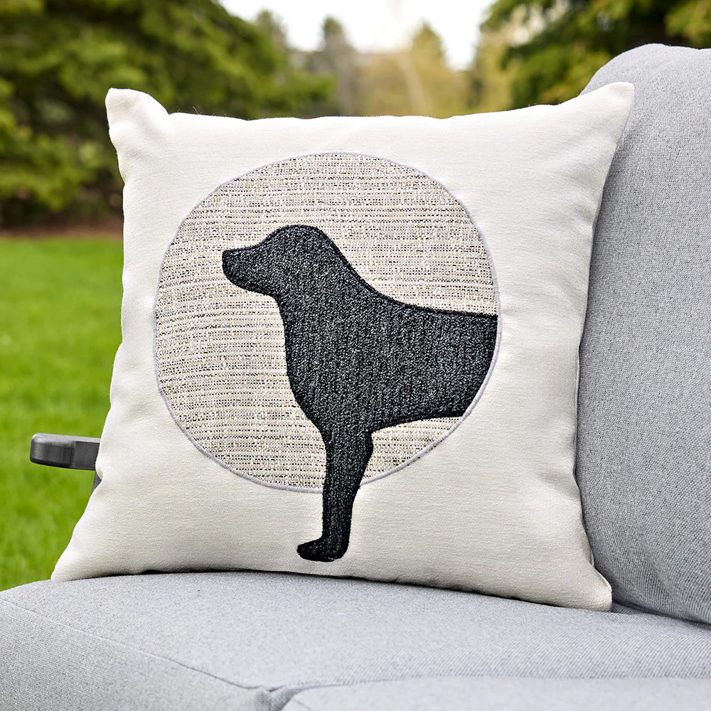 Elaine Smith Sunbrella® 20" Indoor/Outdoor Pillows, Unconditional Woof - Image 2