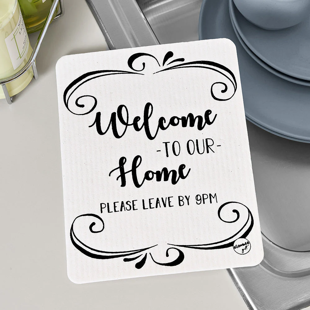 Ellembee Swedish Dishcloth, Welcome To Our Home
