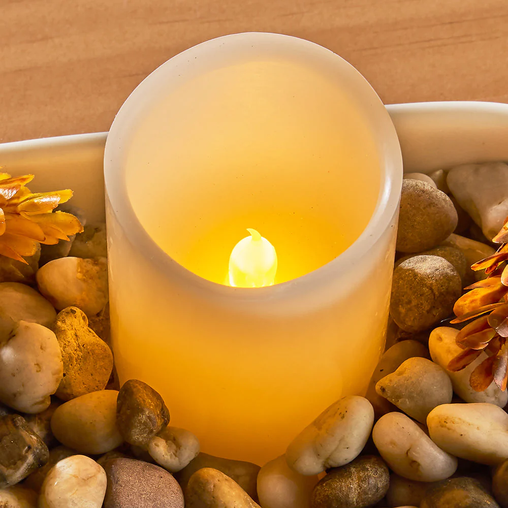 Everlasting Glow Vanilla Scented Flameless Votive Candle - Image 2