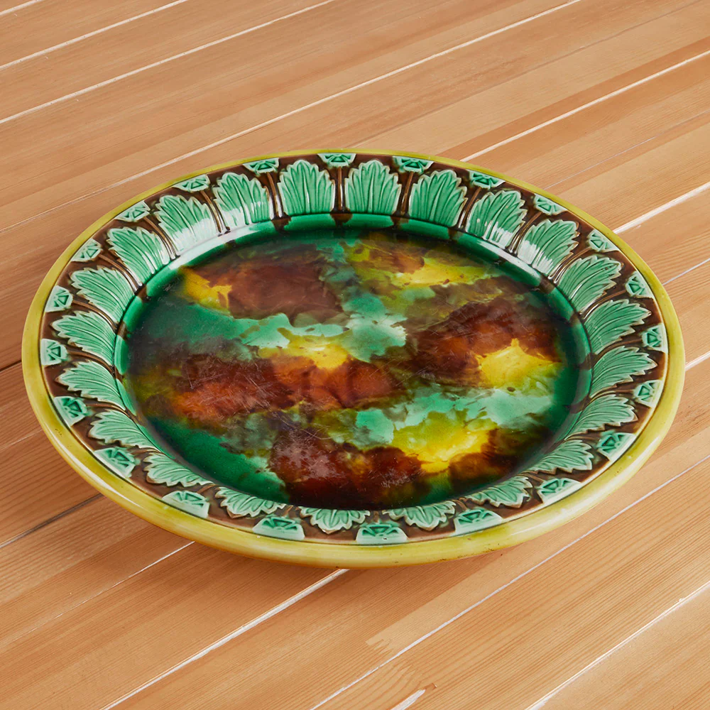 Floral Majolica Planter - Image 3