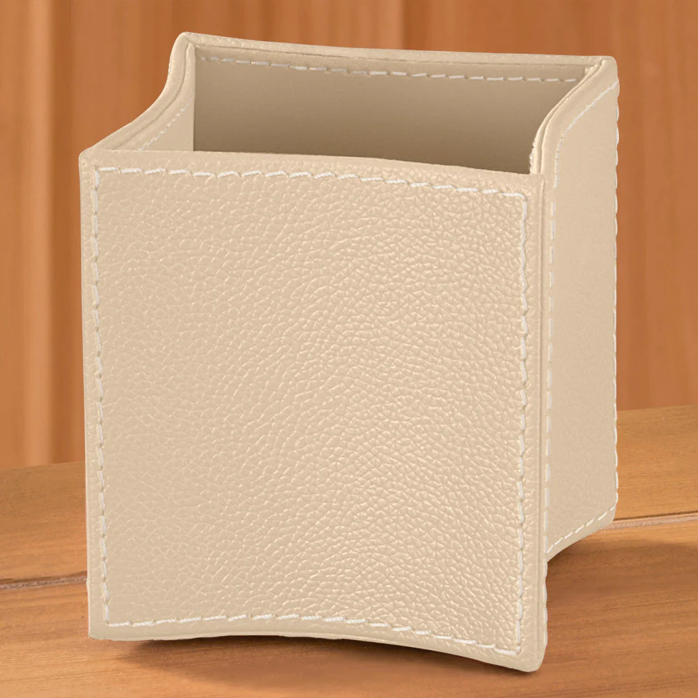 Folded Leather Pencil Cup - Image 6