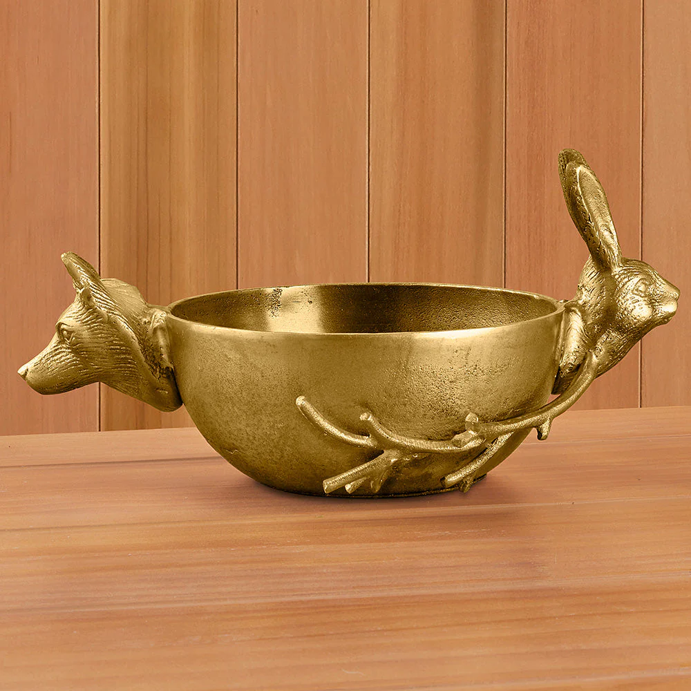 Fox & Hare Figurine Bowl - Image 2