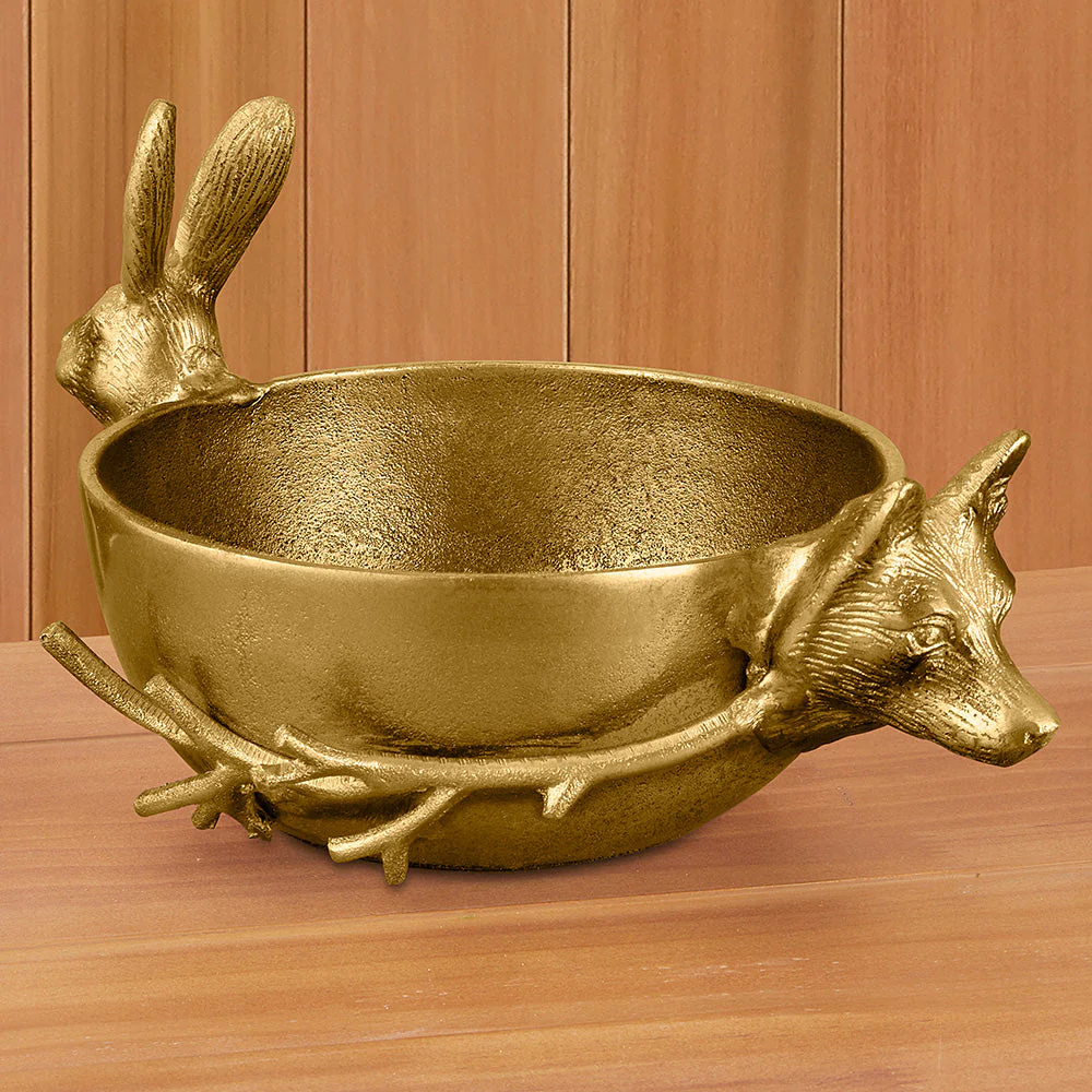Fox & Hare Figurine Bowl - Image 3