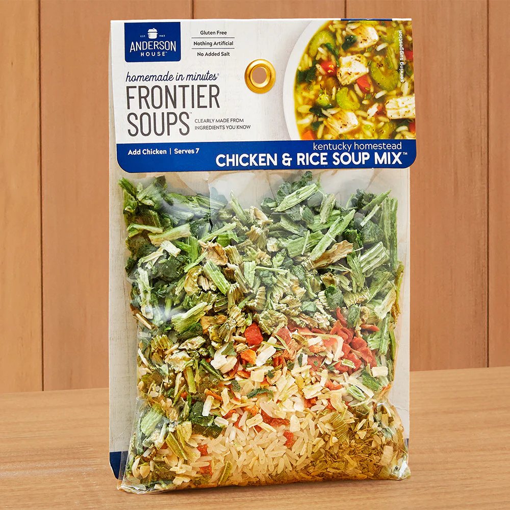 Frontier Soups Homemade in Minutes Mix - Kentucky Homestead Chicken & Rice Soup