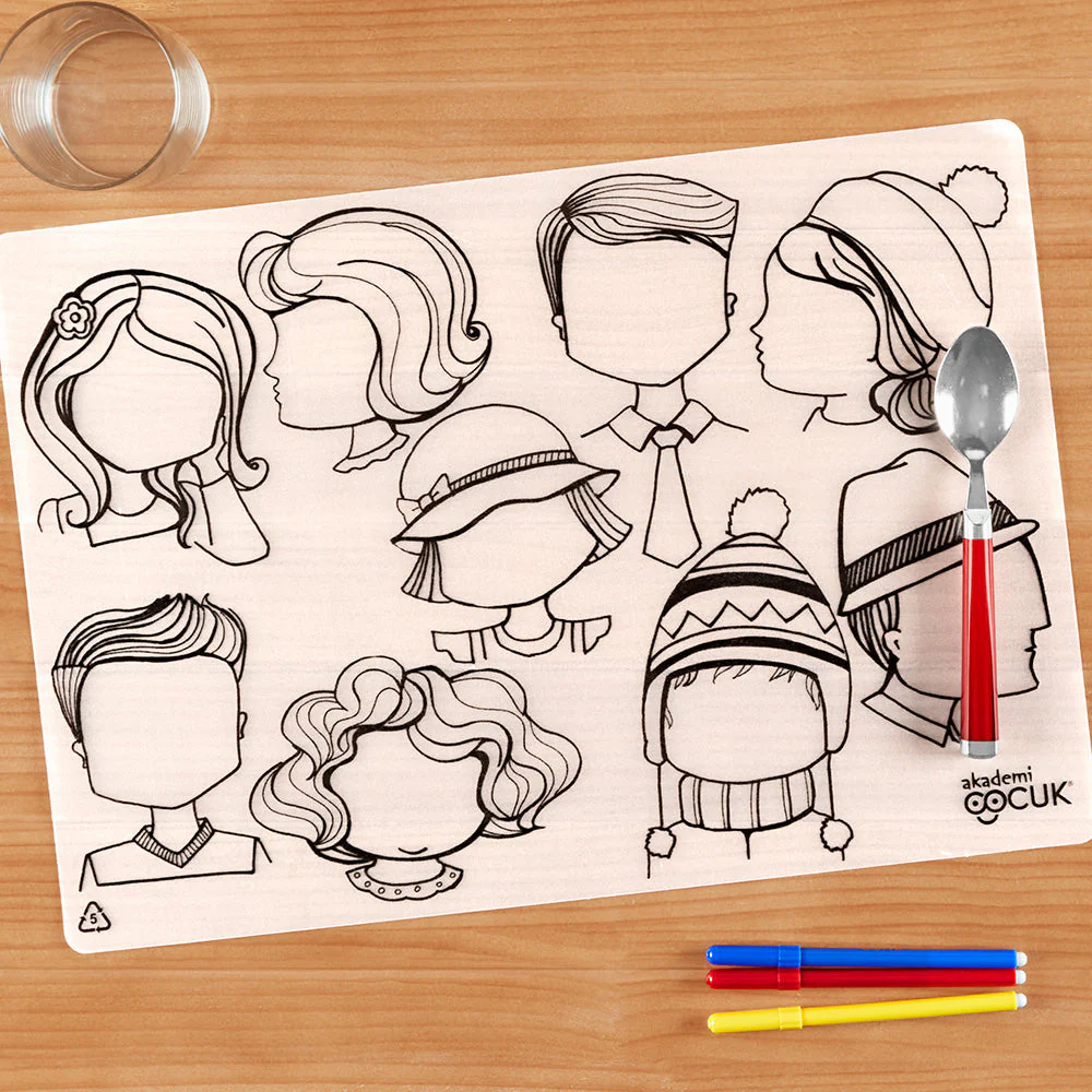 Funny Mat Washable Reusable Coloring Mats - Image 2