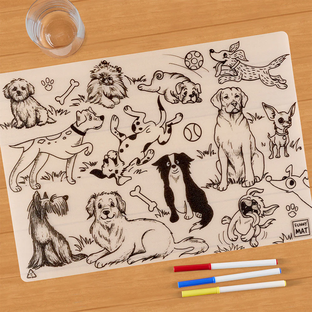Funny Mat Washable Reusable Coloring Mats - Image 4