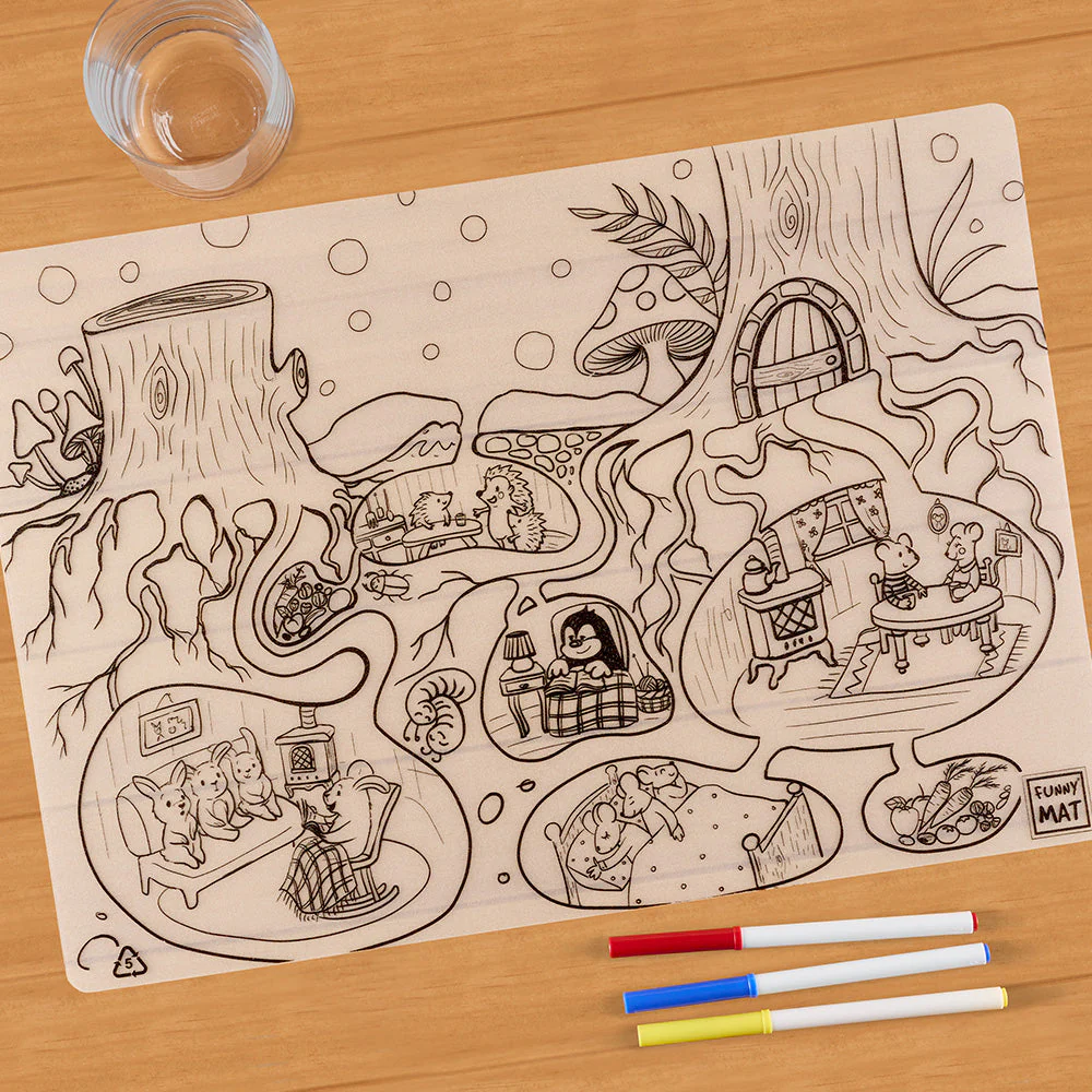 Funny Mat Washable Reusable Coloring Mats - Image 7