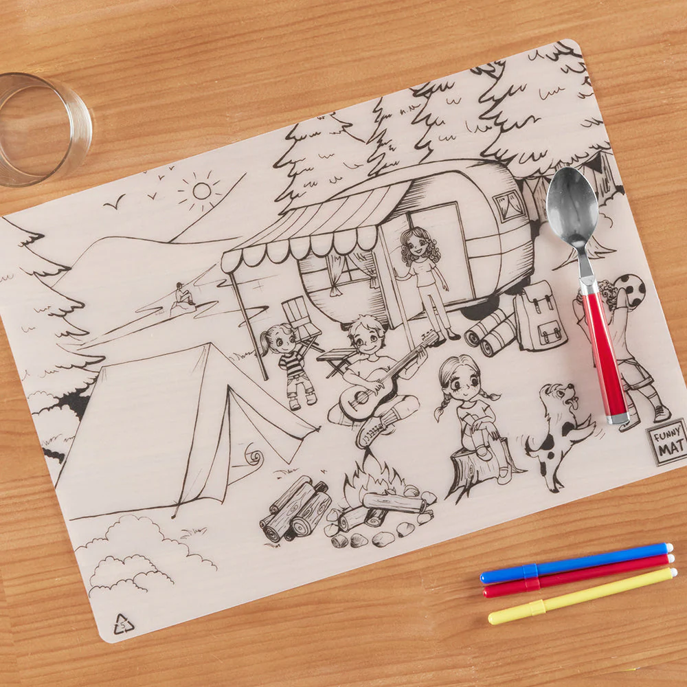 Funny Mat Washable Reusable Coloring Mats - Image 8