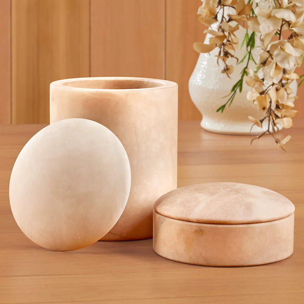 Gala Alabaster Canister - Image 2
