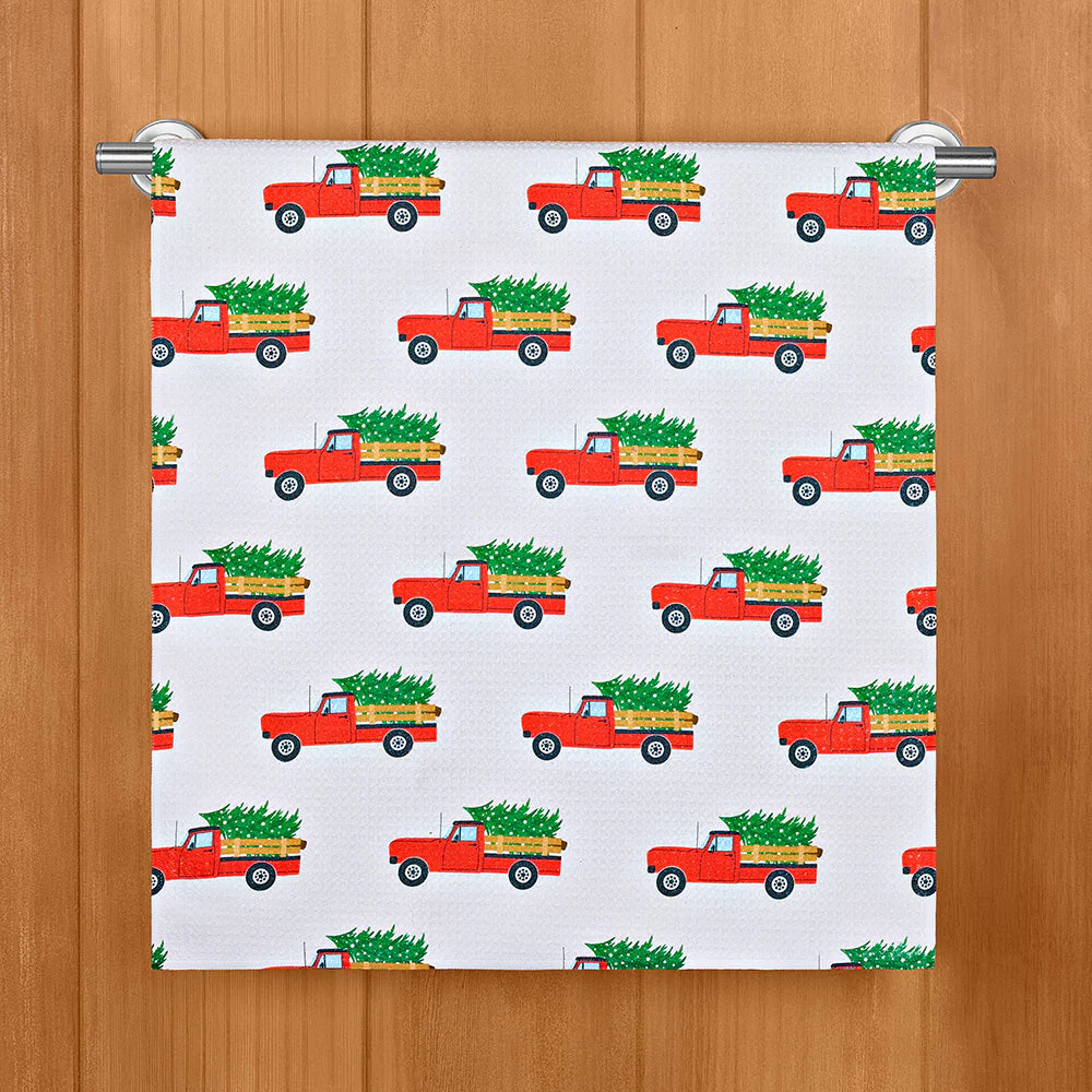 Geometry Tea Towel, Christmas Ride