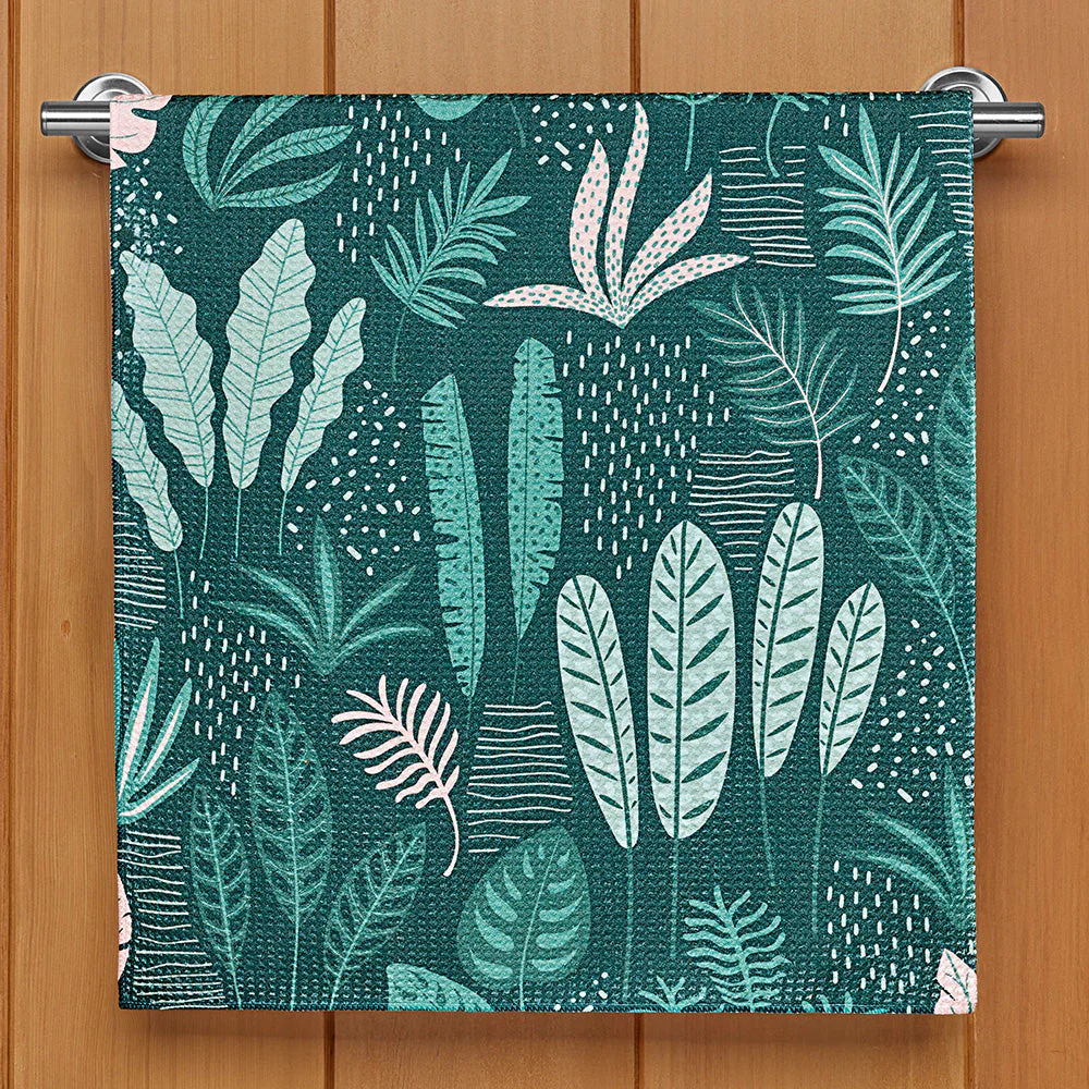Geometry Tea Towel, Forest Floor
