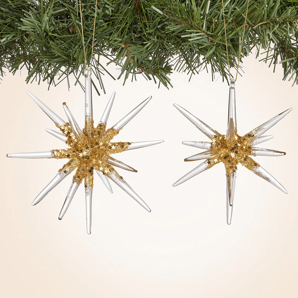Glass Snowflake Ornament - Image 2