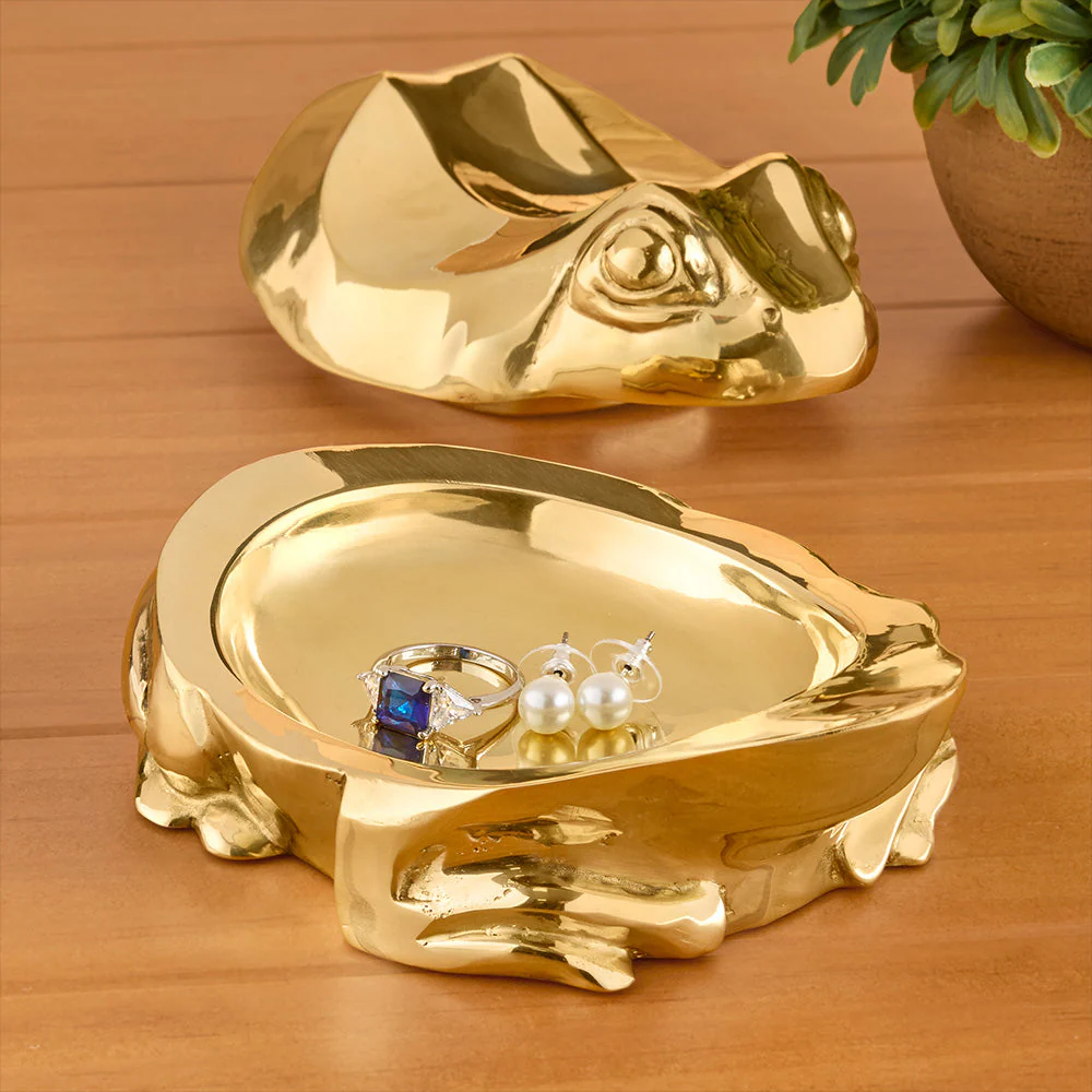 Global Views Brass Frog Box - Image 2