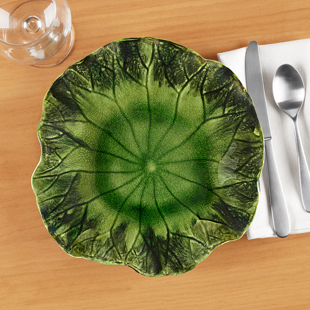 Global Views Ceramic Lily Pad Plates - Image 3