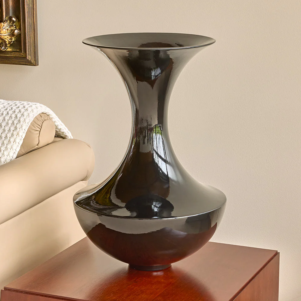 Global Views Ceramic Trumpet Vase - Image 2