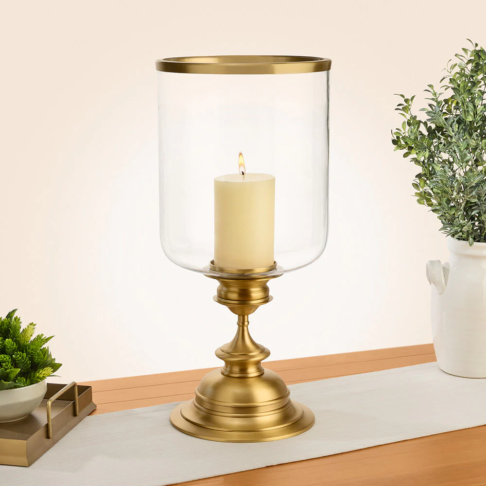 Global Views Estate Hurricane Candleholders