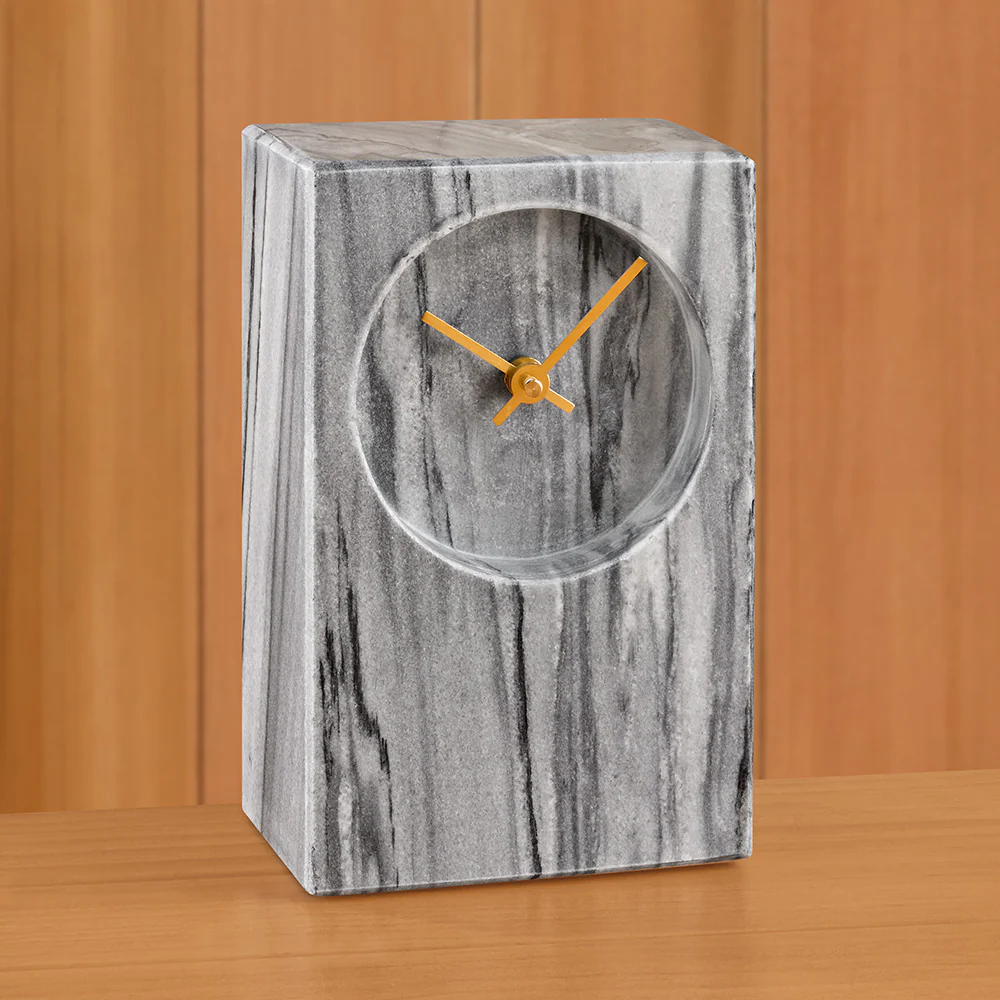 Global Views Marble Tower Clock - Image 2