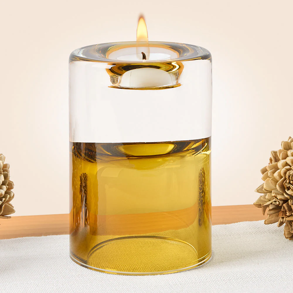 Global Views Radiant Art Glass Candleholder Vase - Image 2