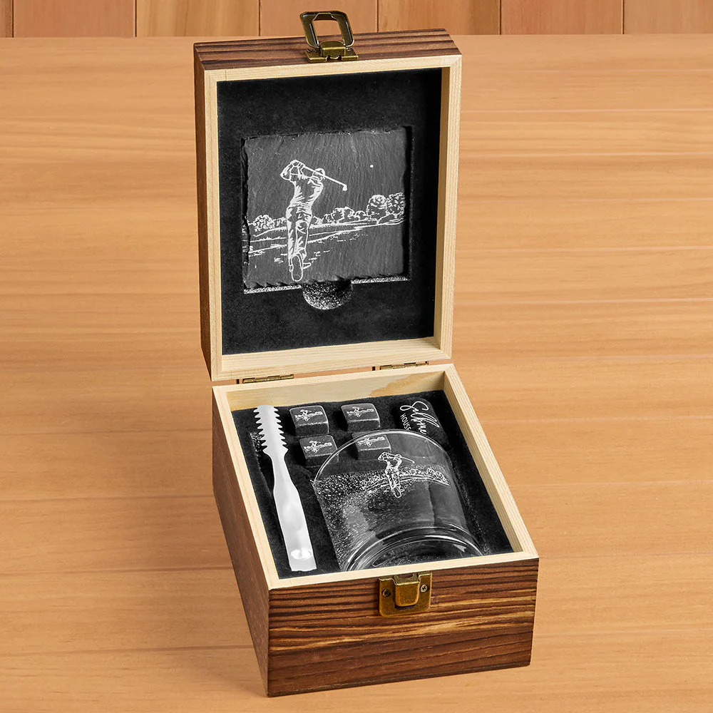 Golfer's Whiskey Drinks Set - Image 2